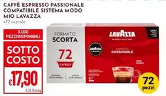 Lavazza - Caffè Espresso Passionale Compatibile Sistema Modo Mio