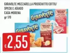 Casa Modena - Giravolte Mozzarella Prosciutto Cotto/Speck E Asiago