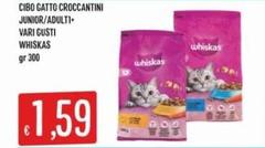 Whiskas - Cibo Gatto Croccantini Junior/Adulti