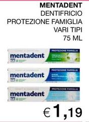 Mentadent - Dentifricio Protezione Famiglia