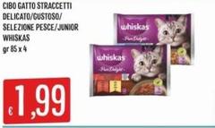 Whiskas - Cibo Gatto Straccetti Delicato/Gustoso/Selezione Pesce/Junior