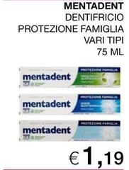 Mentadent - Dentifricio Protezione Famiglia