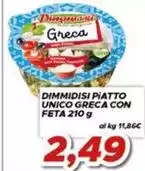 Dimmidisì - Dimidisì Piatto Unico Greca Con Feta