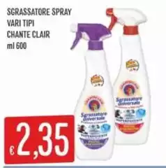 Chanteclair - Sgrassatore Spray