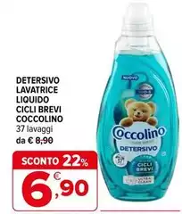 Coccolino - Detersivo Lavatrice Liquido Cicici Brevi