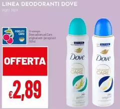 Dove - Linea Deodoranti