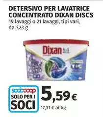 Dixan - Detersivo Per Lavatrice Concentrato