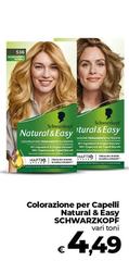 Schwarzkopf - Colorazione Per Capelli Natural & Easy Schwarzkopf - Colorazione Per Capelli Natural & Easy