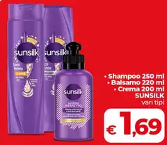 Sunsilk - Shampoo Balsamo Crema