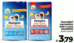 Pampers - Pannolini/Mutandino Sole E Luna