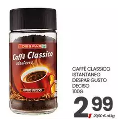Caffè Classico Istantaneo Gusto Deciso