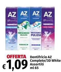 Az - Dentifricio Complete/3D White