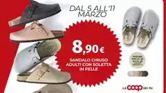 Coop - Sandalo Chiuso Adulti Con Soletta In Pelle