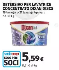 Dixan - Detersivo Per Lavatrice Concentrato Discs