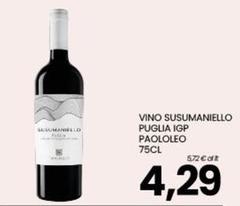 Paololeo - Vino Susumaniello Puglia IGP