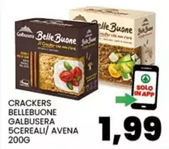 Galbusera - Crackers Bellebuone 5Cereali/Avena