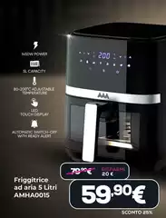 Friggitrice Ad Aria 5 Litri