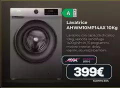 Whirlpool - Lavatrice AHWM10MP14AX 10kg