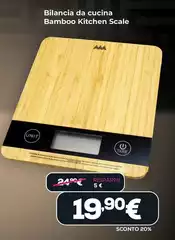 U! - Bilancia Da Cucina Bamboo