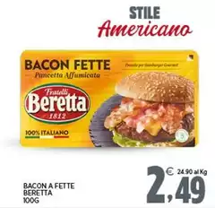 Beretta - Bacon A Fette