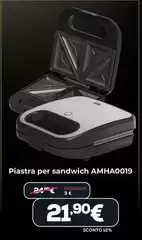 Piastra Per Sandwich Amha0019