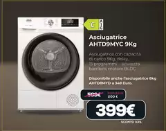Aeg - Aciugatrice AHTD9MYC 9Kg