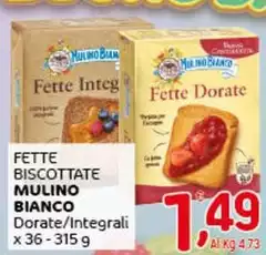 Mulino Bianco - Fette Biscottate