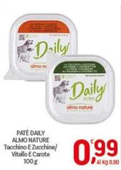 Almo Nature - Pate Daily  Tacchino E Zucchine/Vitello E Carote