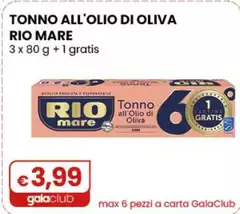 Rio Mare - Tonno All'Olio Di Oliva 3 X 80 G + 1 Gratis Rio Mare - Tonno All'Olio Di Oliva 3 X 80 G + 1 Gratis