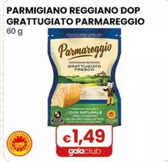 Parmareggio - Parmigiano Reggiano DOP Grattugiato 60 G Parmareggio - Parmigiano Reggiano DOP Grattugiato 60 G