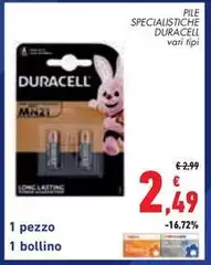Duracell - Pile Specialistiche Duracell - Pile Specialistiche