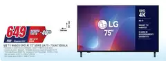 LG - Tv Webos Uhd Ai 75" Serie UA75-75UA75006LA