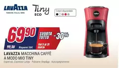 Lavazza - Macchina Caffè A Modo Mio Tiny Lavazza - Macchina Caffè A Modo Mio Tiny