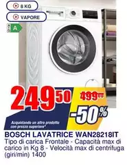 Bosch - Lavatrice WAN28218IT