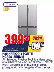 Haier - Frigo 4 Porte HCR3818ENmmm Haier - Frigo 4 Porte HCR3818ENmmm