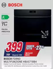 Bosch - Forno Multifunzione HBA571BB4