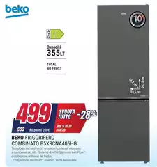 Beko - Frigorifero Combinato B5XRCNA406HG