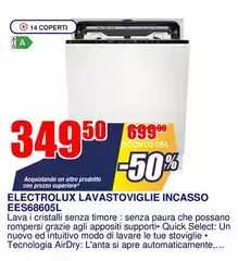 Electrolux - Lavastoviglie Incasso EES6860SL