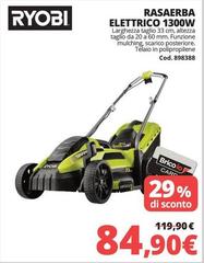 Ryobi - Rasaerba Elettrico 1300W