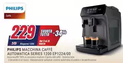 Philips - Macchina Caffè Automatica Series 1200 EP1224/00