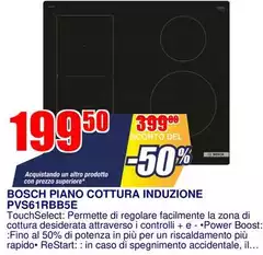 Bosch - Piano Cottura Induzione PVS61RBB5E