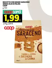 Coop - Biscotto Con Grano Saraceno Senza Olio Di Palma