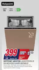 Hotpoint Ariston - Lavastoviglie Da Incasso HA6IB16B2M6L0 Hotpoint Ariston - Lavastoviglie Da Incasso HA6IB16B2M6L0