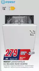 Indesit - Lavastoviglie Da Incasso IN2IE14CNP80 Indesit - Lavastoviglie Da Incasso IN2IE14CNP80