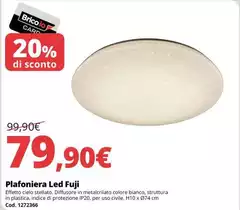 Cielo - Plafoniera Led Fuji