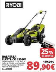 Ryobi - Rasaerba Elettrico 1300W