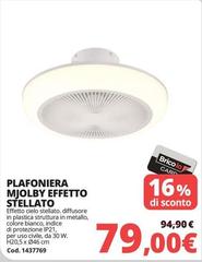 Plafoniera Mijobry Effetto Stellato