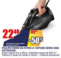 Philips - Ferri Da Stiro A Vapore Serie 5000 DST5040/80