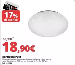 Cielo - Plafoniera Putz