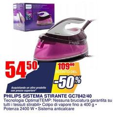 Philips - Sistema Stirante GC7842/40